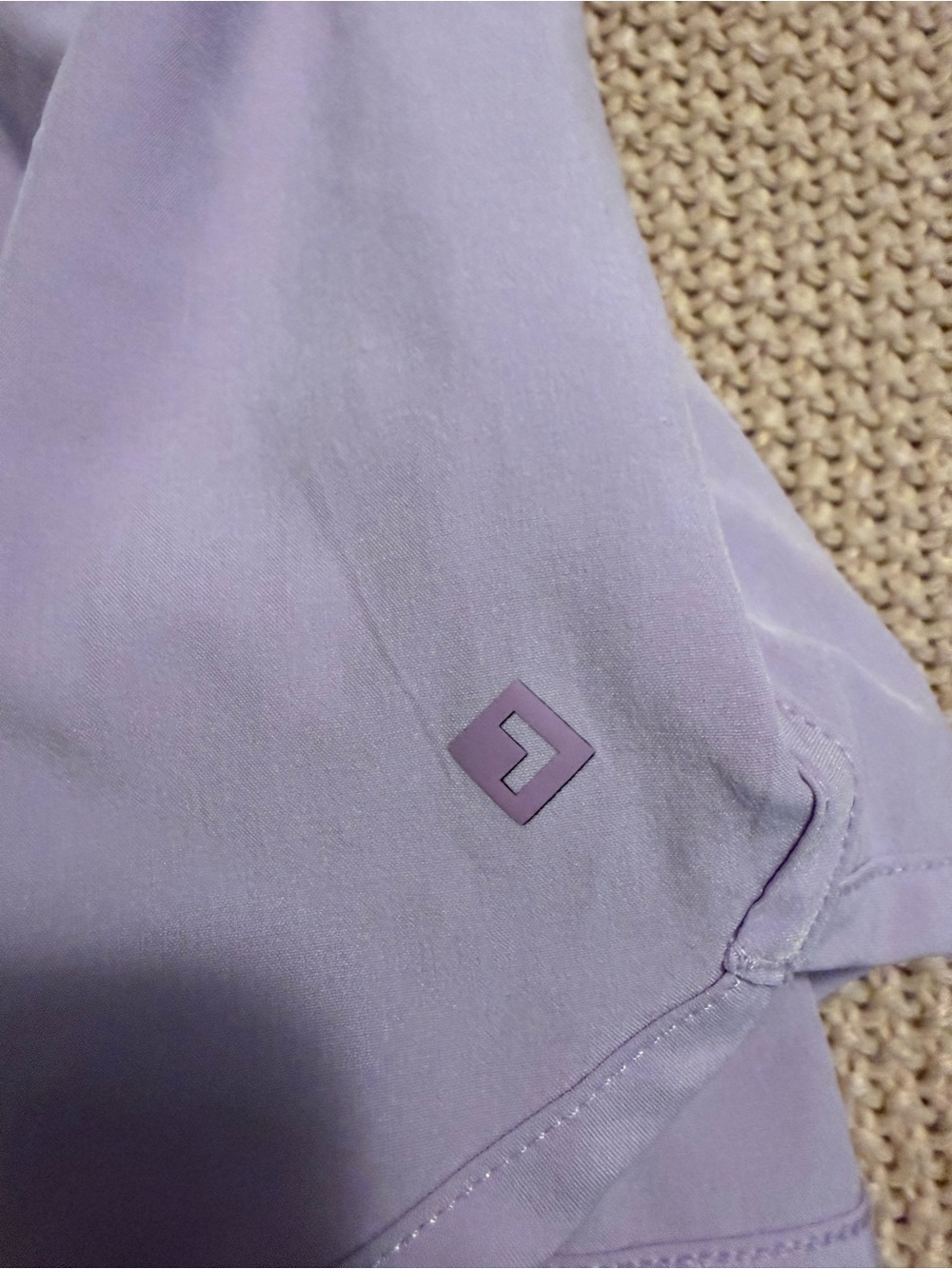YPB Abercrombie & Fitch Motion Tek High-Waist Lavender Women’s Active Shorts XS - Picture 4 of 8